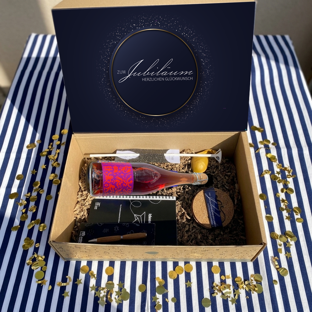 Die alkoholfreie Jubiläumsbox - gemeinsam Erfolge feiern