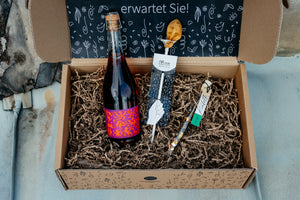 Zeit zum Feiern Box zusammengestellt in Geschenkkarton