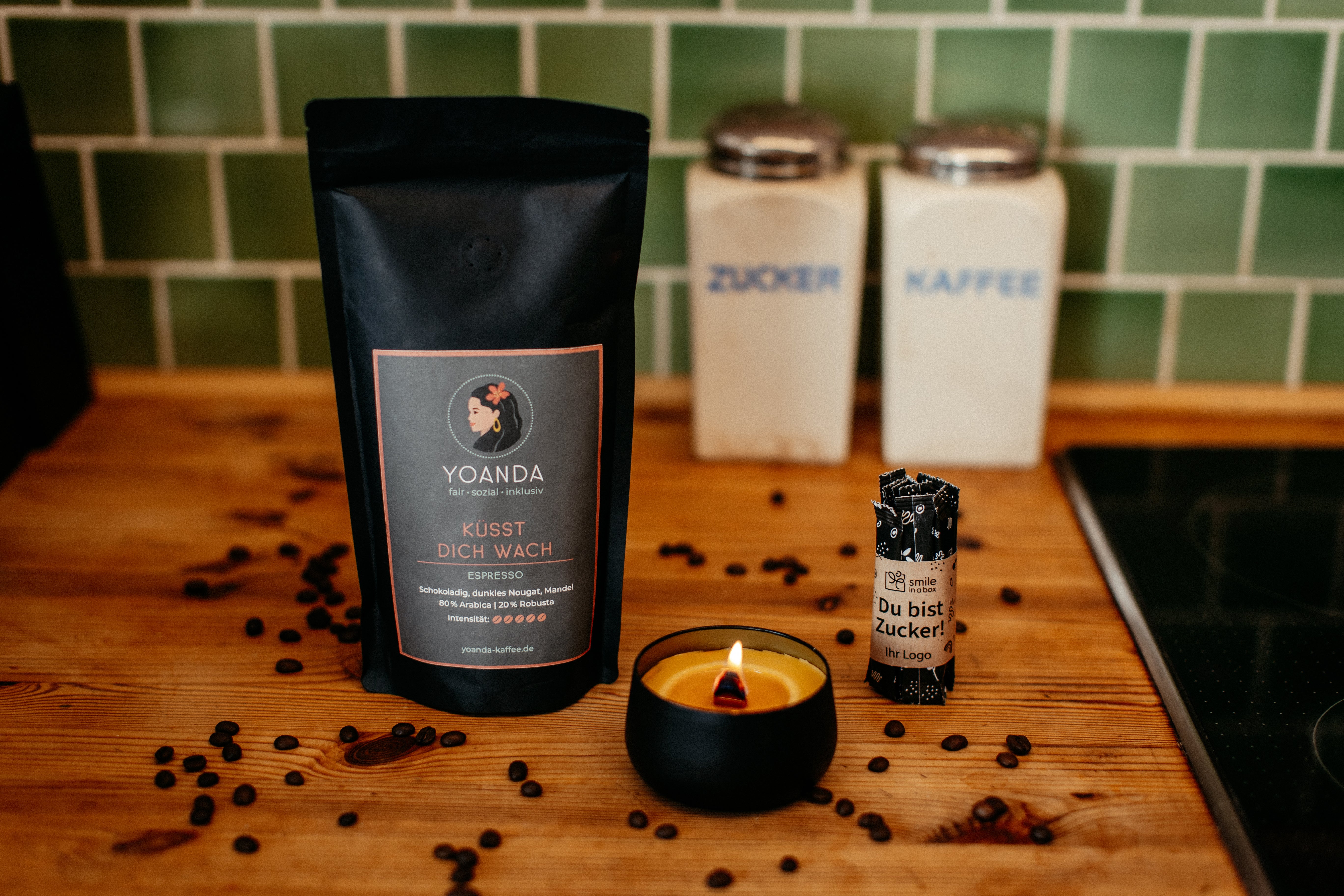 Espresso mit Knisterbegleitung